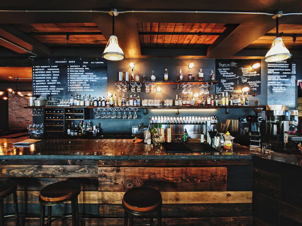 A busy bar