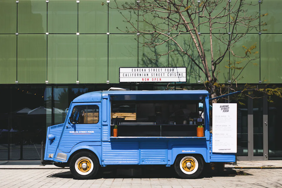 A street food truck